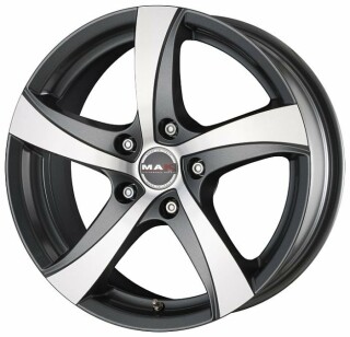 Диск литой MAK Mistral 16x7.0J/5x105 D56.6 ET39 Gunmetal Mirror Face2