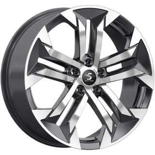 Диск литой Premium Series KP015 19x7.5J/5x108 D65.1 ET36 Diamond Black Gris