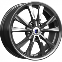 Диск литой КиК Слайдер 16x6.5J/5x114.3 D60.1 ET50 дарк платинум