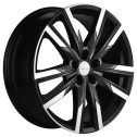 Диск литой Khomen Wheels 1905 19x7.5J/5x108 D60.1 ET47 Black-FP