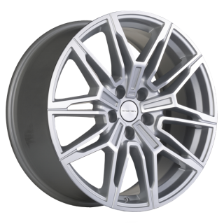 Диск литой Khomen Wheels 1904 19x8.5J/5x112 D66.6 ET30 Brilliant Silver-FP