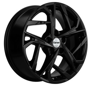 Диск литой Khomen Wheels KHW1716 (Changan/Geely/Lexus/Toyota) 17x7.0J/5x114.3 D60.1 ET45 Black
