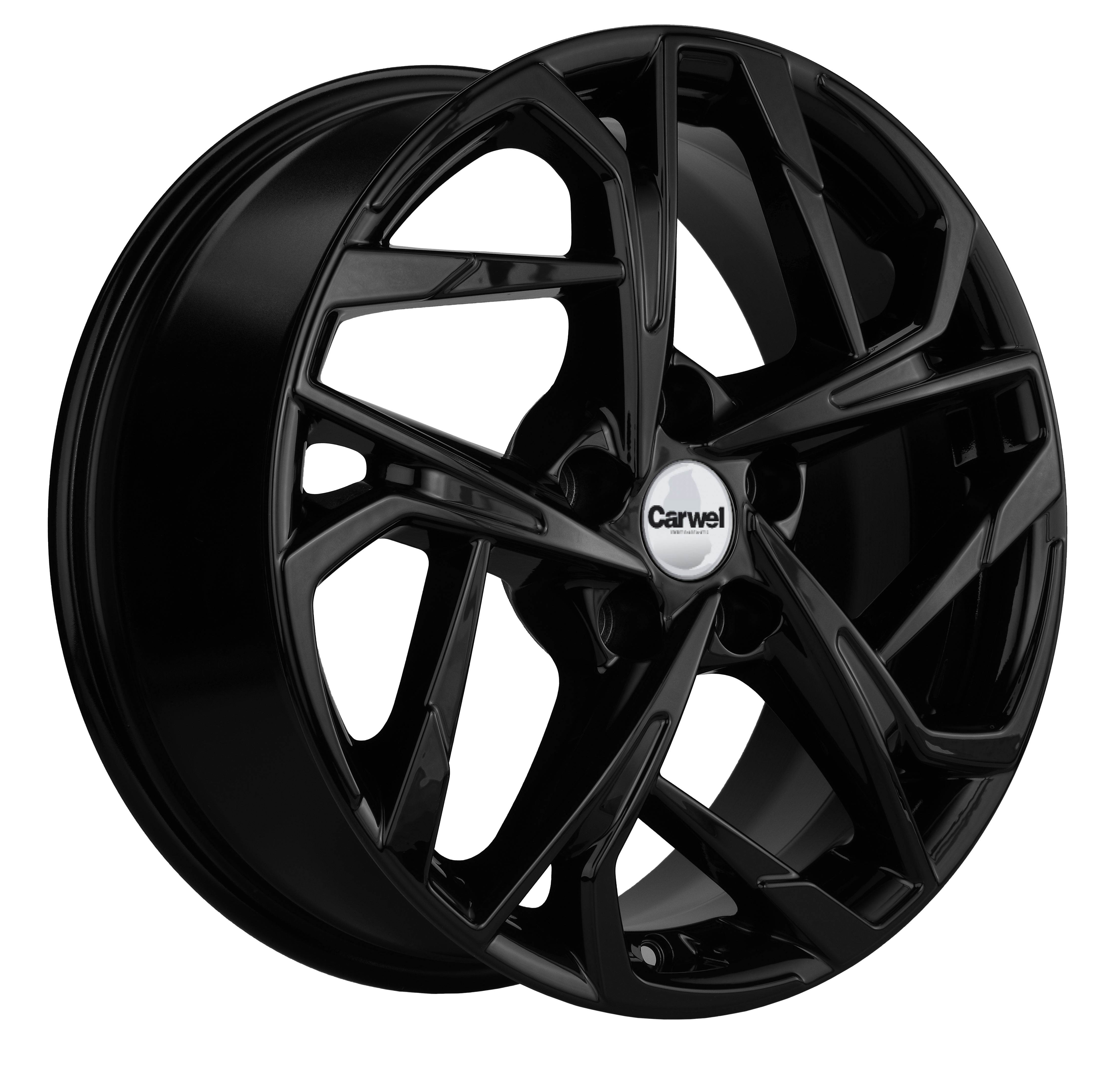 Купить диски Khomen Wheels KHW1716 (Changan/Geely/Lexus/Toyota)  17x7.0J/5x114.3 D60.1 ET45 Black в Челябинске