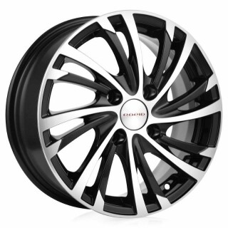 Диск литой КиК Мейола 15x6.0J/4x100 D54.1 ET48 алмаз черный