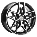 Диск литой Khomen Wheels KHW1709 (CX-5/Seltos/Optima) 17x7.0J/5x114.3 D67.1 ET50 Black-FP