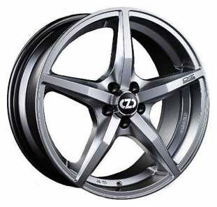Диск литой OZ Canova 18x8.0J/5x100 D68 ET35 Black + Diamond Cut