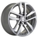 Диск литой Khomen Wheels KHW1612 (Optima/Soul) 16x6.5J/5x114.3 D67.1 ET41 Silver-FP для TOYOTA Verso