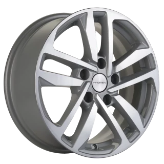 Диск литой Khomen Wheels KHW1612 (Camry/Corolla/Grand Vitara) 16x6.5J/5x114.3 D60.1 ET45 F-Silver