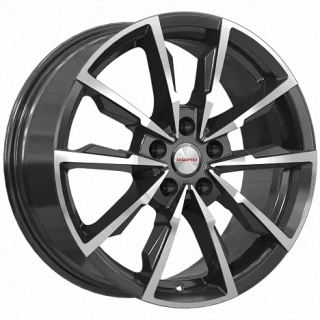 Диск литой КиК Меренге (КС902) 17x7.5J/5x108 D67.1 ET35 алмаз черный