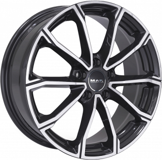 Диск литой MAK DaVinci 19x8.0J/5x112 D76.1 ET40 Black mirror