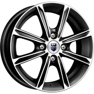 Диск литой КиК Флэш 14x5.0J/4x100 D67.1 ET45 алмаз чёрный