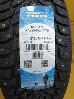 Зимняя шина Nokian Tyres Hakkapeliitta 9 215/60 R16 99T фото 5