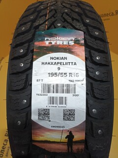 Зимняя шина Nokian Tyres Hakkapeliitta 9 195/55 R16 87T фото 5