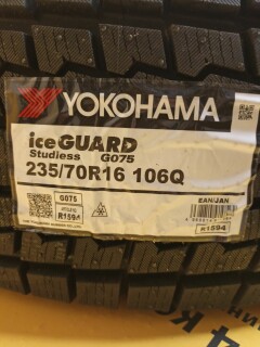 Зимняя шина Yokohama IceGuard Studless G075 235/70 R16 106Q фото 2