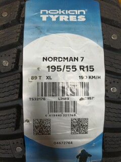 Зимняя шина Nokian Tyres Nordman 7 195/55 R15 89T фото 5