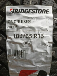 Шина Bridgestone Ice Cruiser 7000S 185/65 R15 88T фото 2