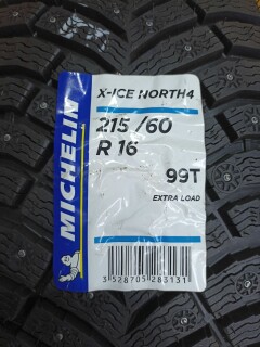 Зимняя шина Michelin X-Ice North Xin4 215/60 R16 99T фото 5