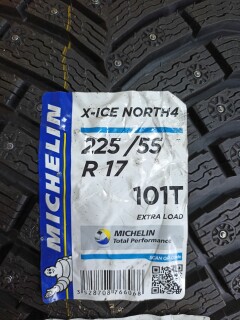 Зимняя шина Michelin X-Ice North Xin4 225/55 R17 101T фото 2