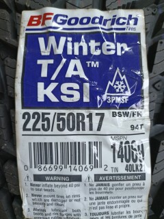 Зимняя шина BFGoodrich Winter T/A KSI 225/50 R17 94T фото 2