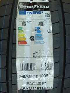 Летняя шина GoodYear Eagle F1 Asymmetric 5 245/45 R18 100Y фото 5