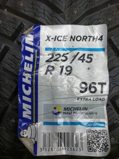 Зимняя шина Michelin X-Ice North Xin4 225/45 R19 96T фото 2