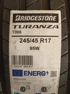 Летняя шина Bridgestone Turanza T005 245/45 R17 95W фото 5