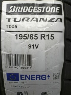Летняя шина Bridgestone Turanza T005 195/65 R15 91V фото 2
