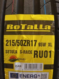 Летняя шина Rotalla Setula S-Race RU01 215/50 R17 95W фото 5