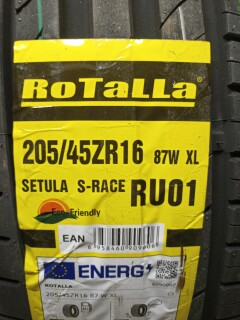 Летняя шина Rotalla Setula S-Race RU01 205/45 R16 87W фото 2