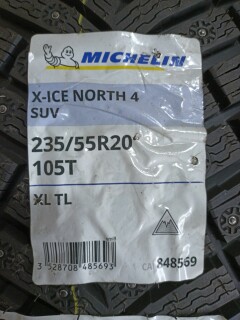 Зимняя шина Michelin X-Ice North 4 SUV 235/55 R20 105T фото 2