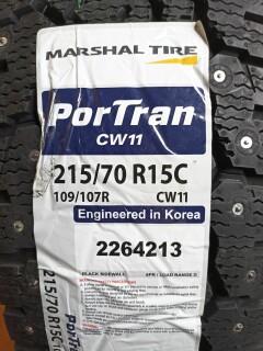 Зимняя шина Marshal Winter PorTran CW11 215/70 R15C 109/107R фото 2