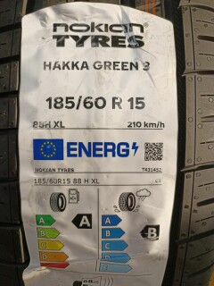 Летняя шина Nokian Tyres Hakka Green 3 185/60 R15 88H фото 2
