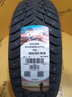 Зимняя шина Nokian Tyres (Ikon) Hakkapeliitta 10p 185/60 R15 88T фото 2