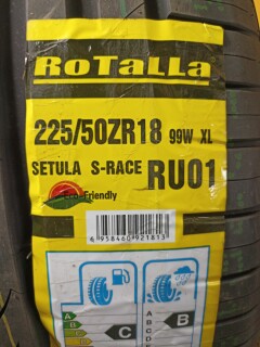 Летняя шина Rotalla Setula S-Race RU01 225/50 R18 99W фото 2