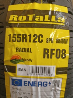 Летняя шина Rotalla RF08 155 R12C 88/86N фото 5