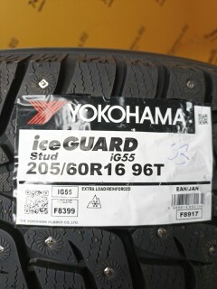 Шина Yokohama Ice Guard IG55 205/60 R16 96T фото 2