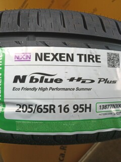 Летняя шина Nexen N Blue HD Plus 205/65 R16 95H фото 2