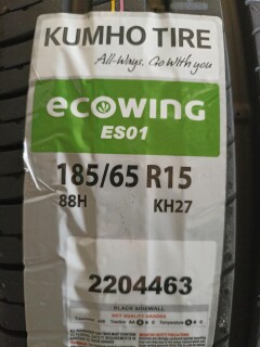Летняя шина Kumho Ecowing ES01 KH27 185/65 R15 88H фото 5