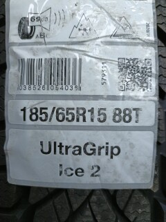 Зимняя шина GoodYear UltraGrip Ice 2 185/65 R15 88T фото 2