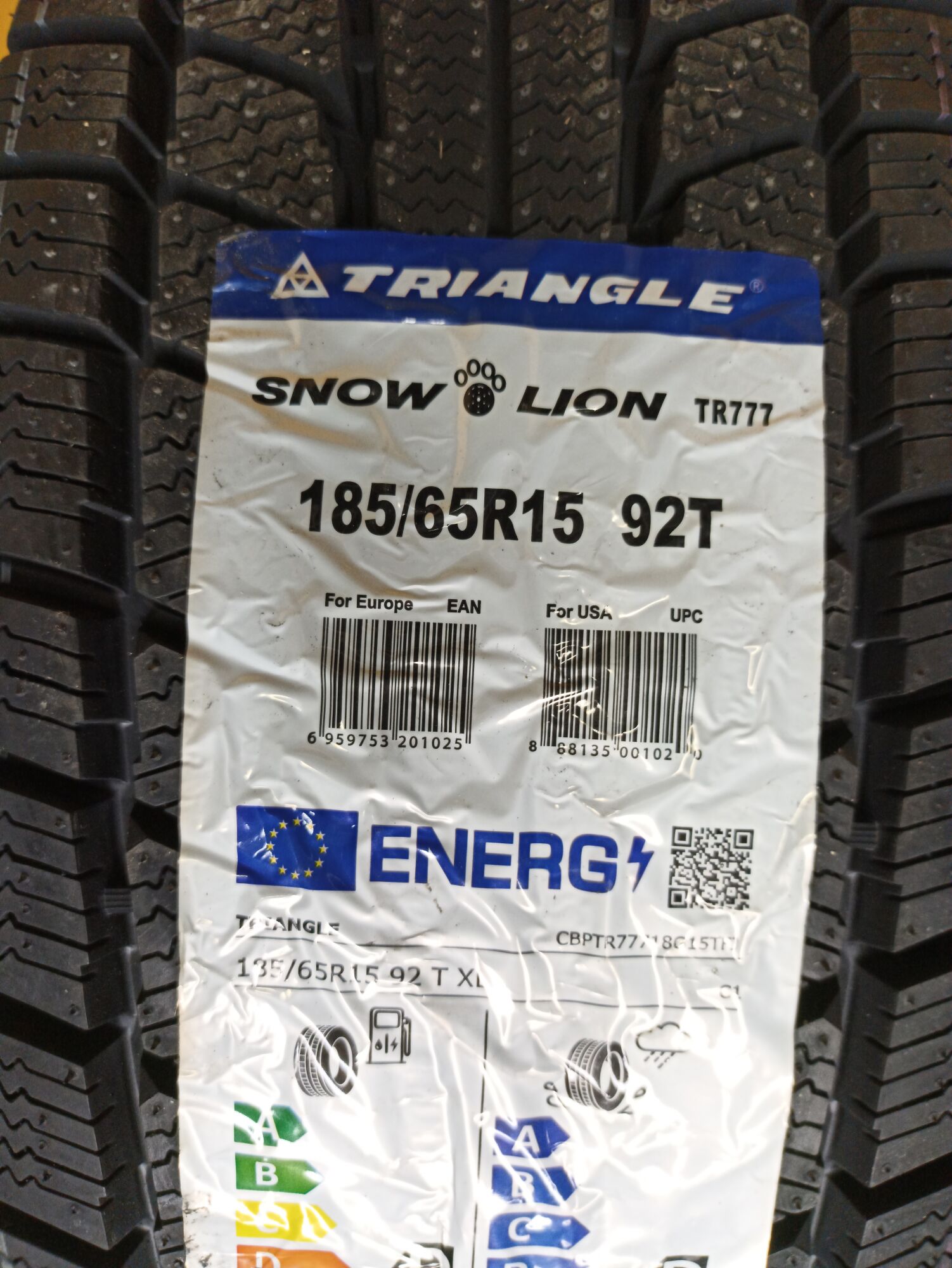 Купить зимнюю шину Triangle Group TR777 Snow Lion 185/65 R15 92T в  Челябинске по цене 4610 руб., доставка от интернет-магазина 74колеса.ru