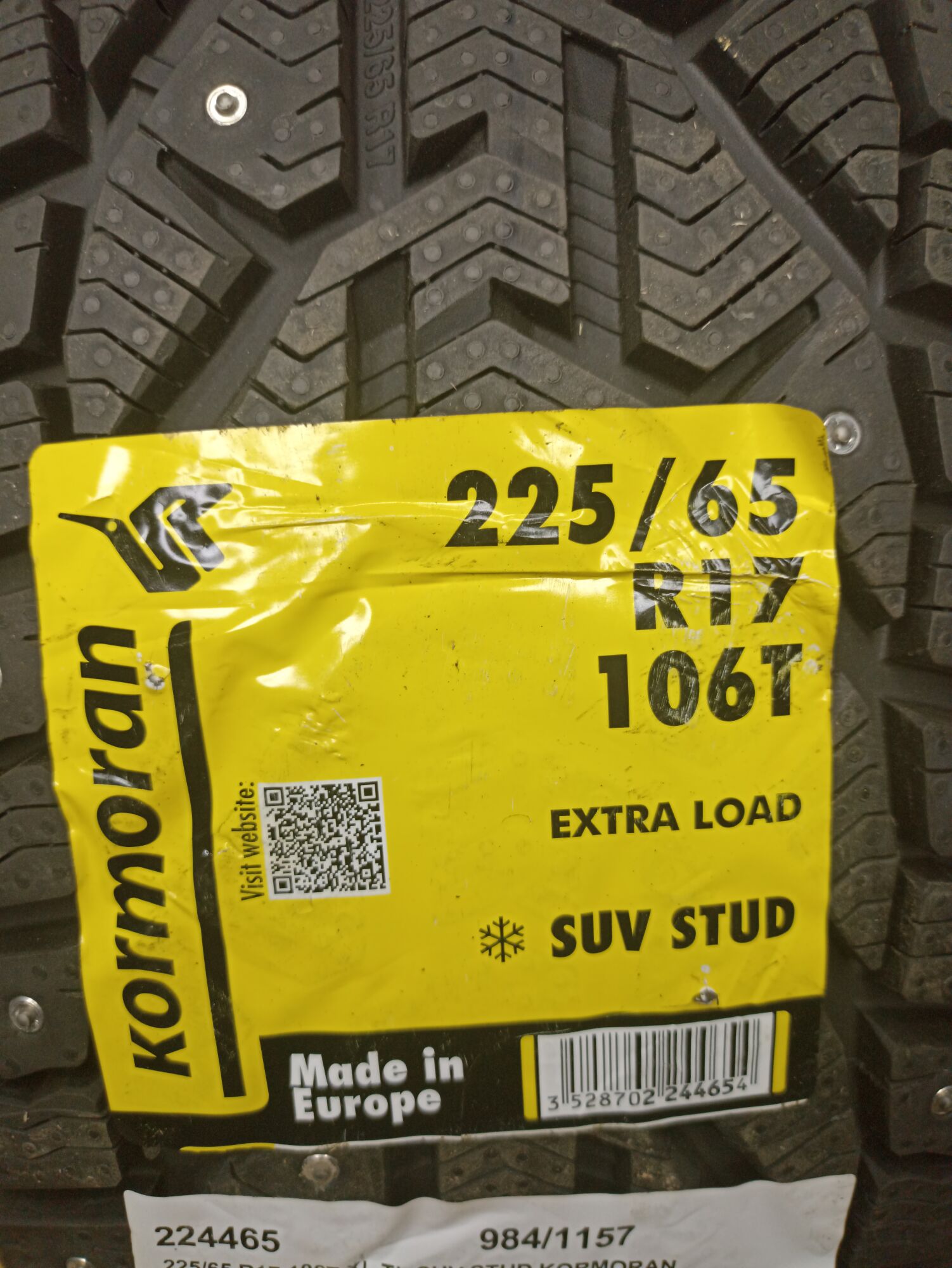 Купить зимнюю шину Kormoran SUV Stud 225/65 R17 106T в Челябинске, доставка  от интернет-магазина 74колеса.ru