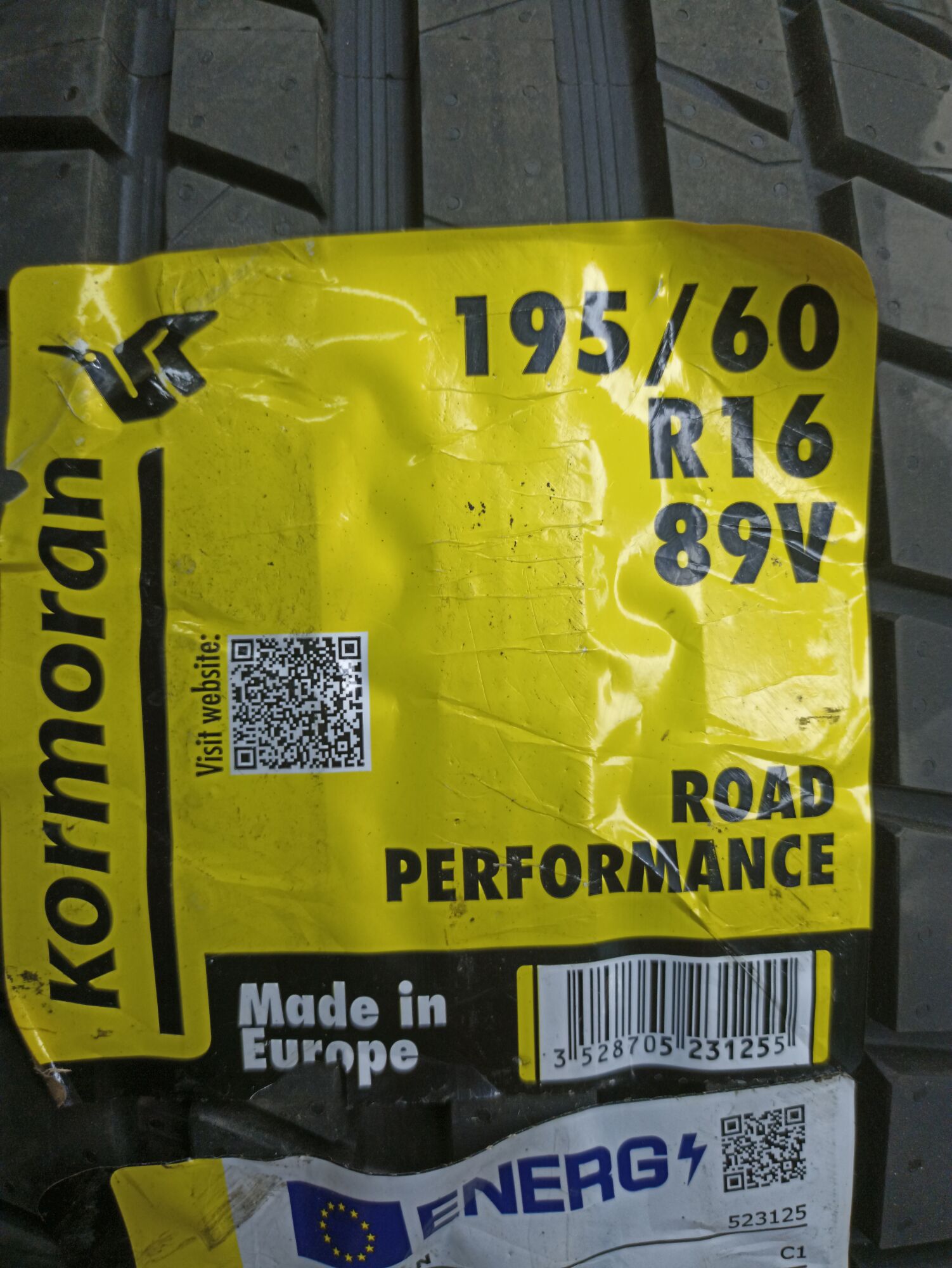 Купить летнюю шину Kormoran Road Performance 195/60 R16 89V в Перми,  доставка от интернет-магазина 74колеса.ru