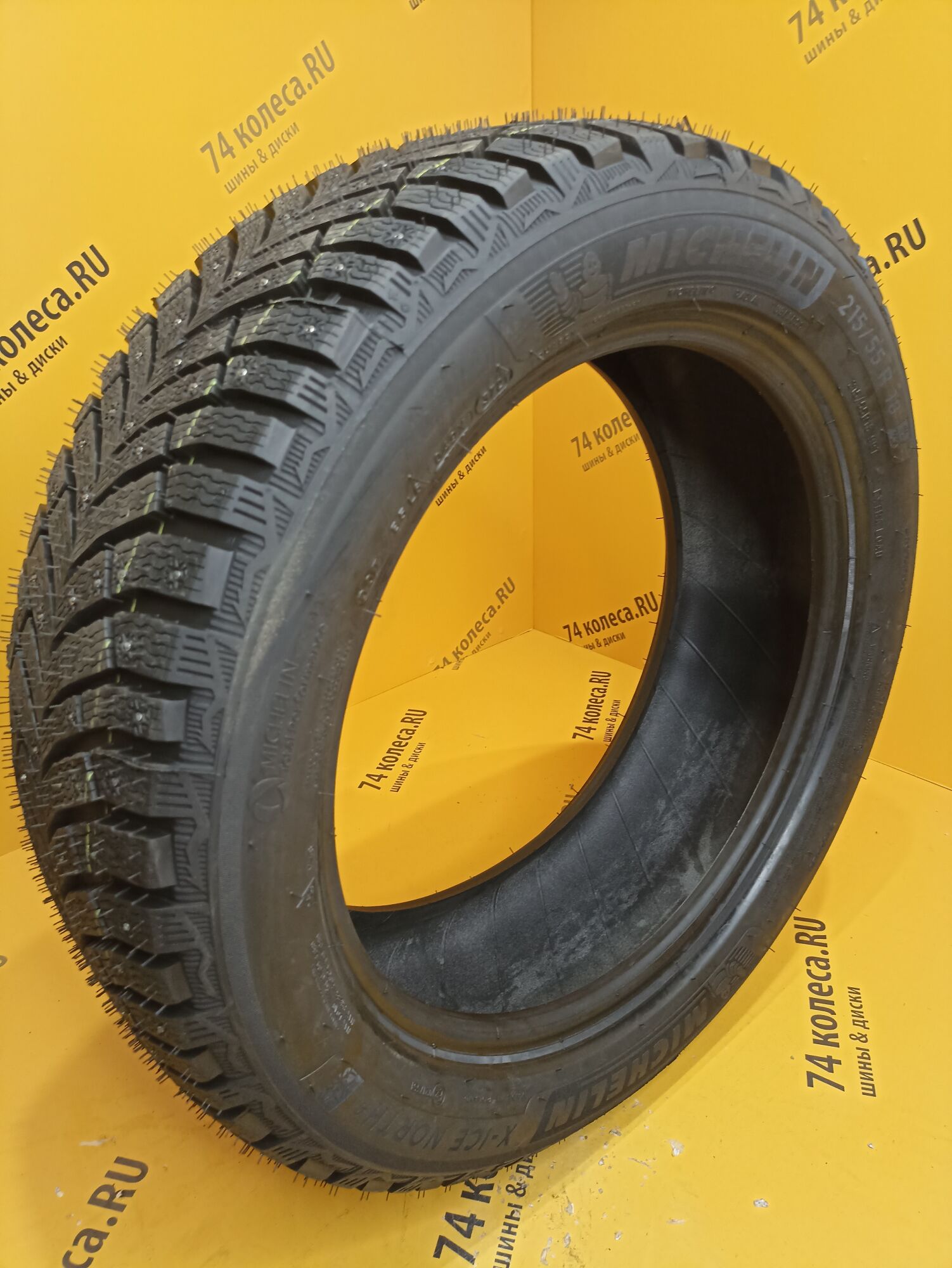 Купить зимнюю шину Michelin X-Ice North Xin4 215/55 R18 99T в Челябинске по  цене 23450 руб., доставка от интернет-магазина 74колеса.ru