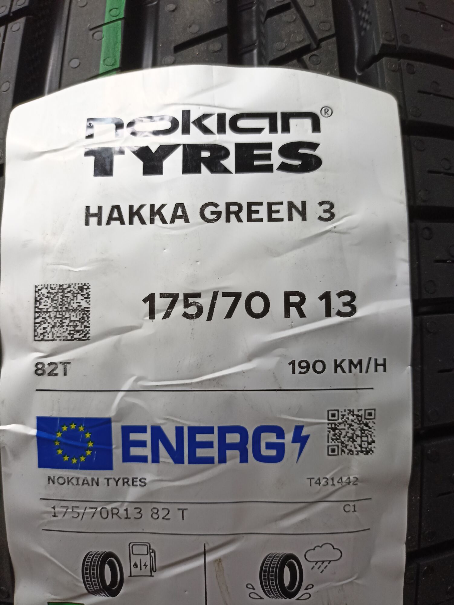 Nokian green 175 70