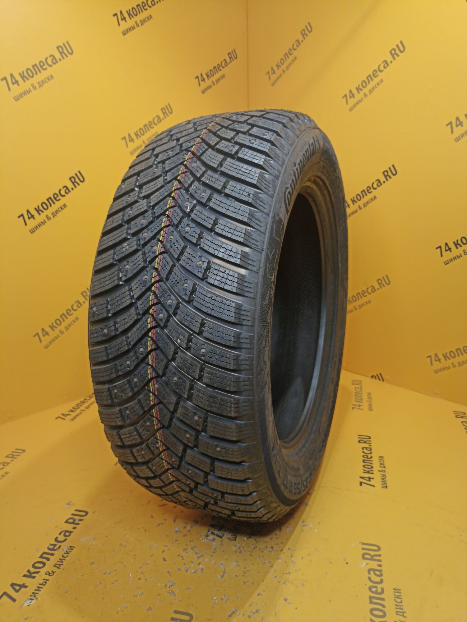 Купить зимнюю шину Continental ContiIceContact 3 235/55 R17 103T в  Челябинске по цене 14890 руб., доставка от интернет-магазина 74колеса.ru