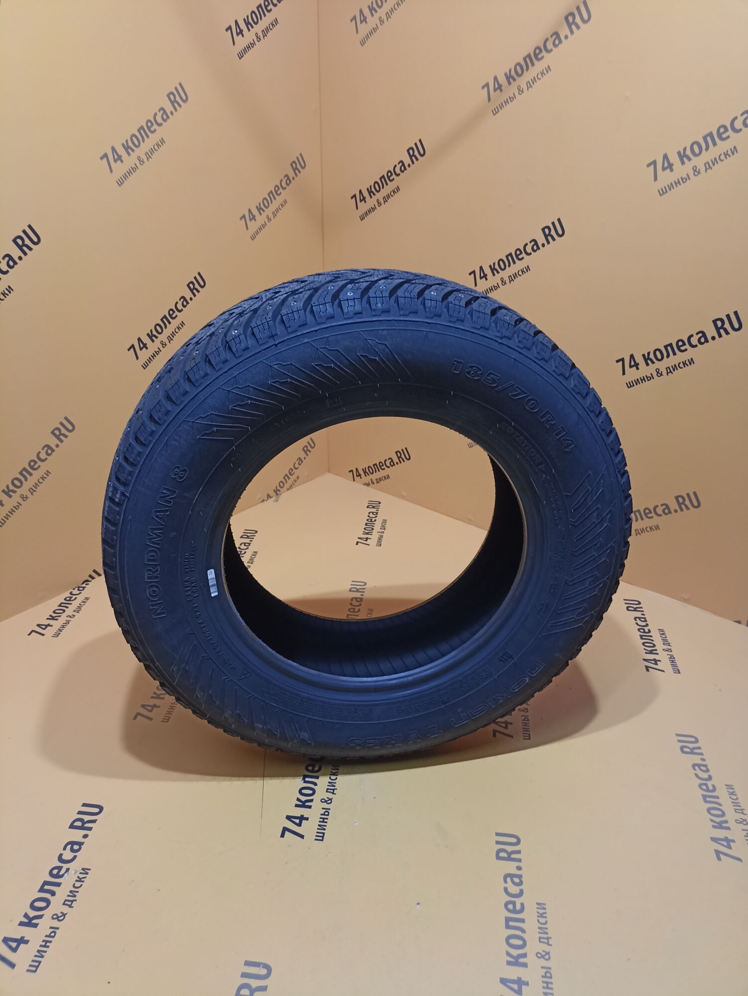 Купить зимнюю шину Nokian Tyres Nordman 8 185/70 R14 92T в Челябинске по  цене 6730 руб., доставка от интернет-магазина 74колеса.ru