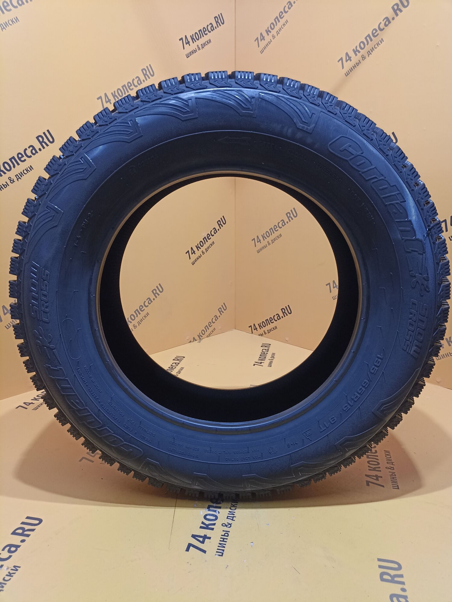 Купить зимнюю шину Cordiant Snow Cross 195/65 R15 91T в Челябинске по цене  5320 руб., доставка от интернет-магазина 74колеса.ru