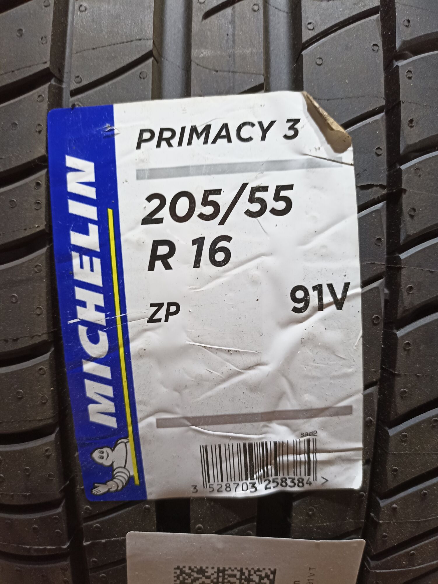 Купить летнюю шину Michelin Primacy 3 205/55 R16 91V RunFlat в Челябинске,  доставка от интернет-магазина 74колеса.ru